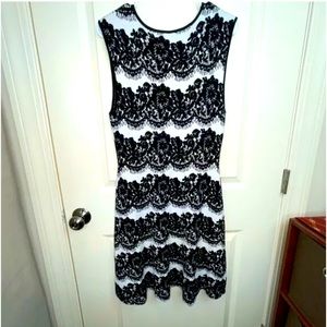Vince Camuto knit fit and flare dress